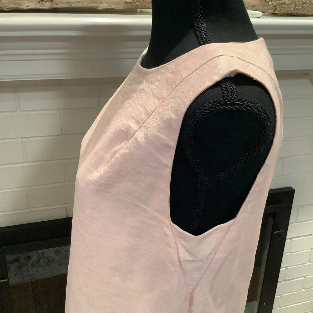 #5 Gorgeous HYPR Pink Shimmer Slip Dress Size Medium - Picture 7 of 12